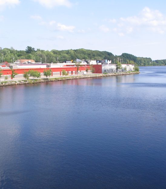 mall from waterfront